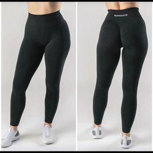 Black marl alphalete amplify leggings